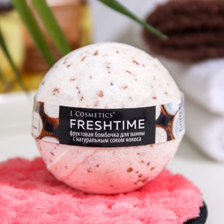 The bath bomb "with natural coconut juice", 160 g