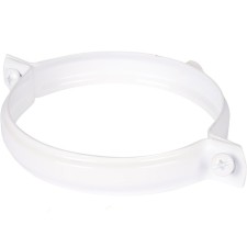 The chimney element Rommer RCA-6010-000003, mount to the wall, D = 100 mm, metal, white