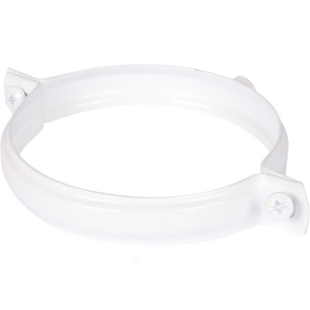 The chimney element Rommer RCA-6010-000003, mount to the wall, D = 100 mm, metal, white