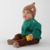 Jumper knitted baby i oranges, r.68-74, green
