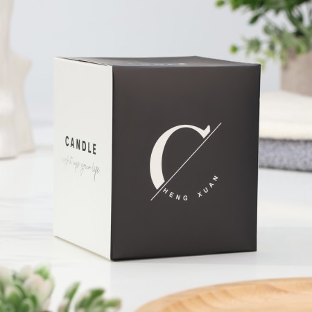 Aromatic candle in a glass "Cheng Xuan", spruce aroma-2