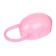A container for storing and sterilizing children's nipples and dummy, pink color