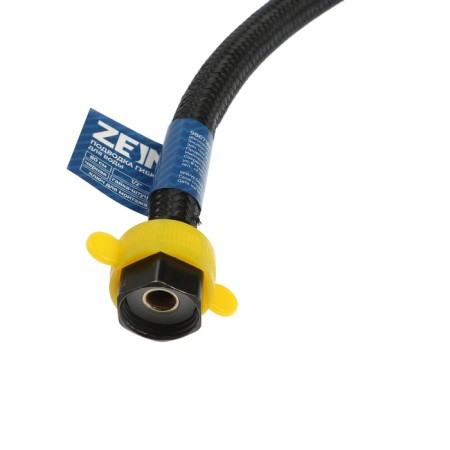 Flexible watering for water zein English, nylon, 1/2 ", tuzer nut, 80 cm, with a key, black-2