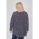 Women's tunic, size 72, dark blue color