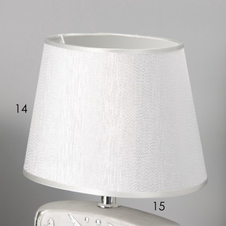 Traffic lamp with lampshade Risalux Ocean, E14, 40 W, Silver, 20 × 15 × 30 cm-2