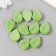 Decor for creativity plastic "Leaf-Gubka" 1.7x2.2 cm