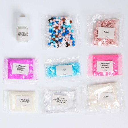 Set for experiments “A Big set of experiments, 8 magic experiments”, 8 in 1, cold heart-3