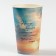 A one -time paper glass for coffee "Happiness in Coffee", 400 ml