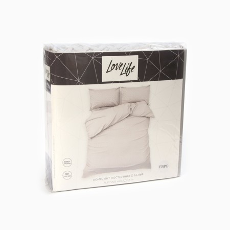 KPB Lovelife Tufting 2SP "Square" 175*215cm, 200*230cm, 50*70cm-2pcs, central, 110 g/m2-5