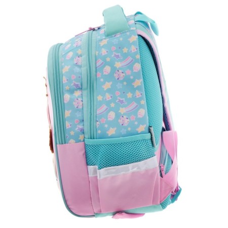School backpack 38.5 x 26 x 17 cm, ergonomic back, Hatber Primary School "Unicorn-Printsess"-4