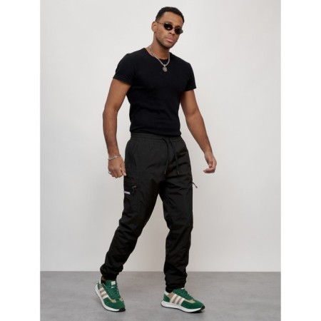 Sports male winter, size 52, black color-9