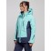 Ski jacket female winter, size 60, turquoise color
