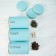 A set of cans for bulk products Sugar Coffee Tea, 10 × 17 cm, 3 pcs, blue color