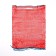 Vegetable grid with handles, red, 30 x 47 cm, 8 kg set 100 pcs