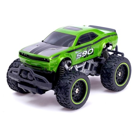 The radio -controlled car "Bigfoot" works from batteries, mix-3