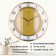 Wathery clock, interior, silent, d-34 cm