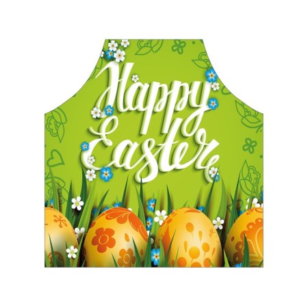 Apron kitchen with a photo print "Easter eggs", adjustable, size OS-2
