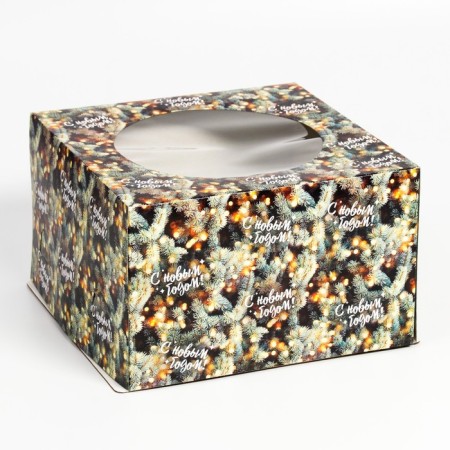 Confectionery packaging with the window "Eat branches", 30 x 30 x 19 cm-1