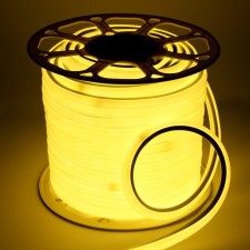 Flexible General 16 mm D-shaped, IP67, 50 m, SMD2835, 120 LED/m, 9.6 W/m, 220 V, glow warm white