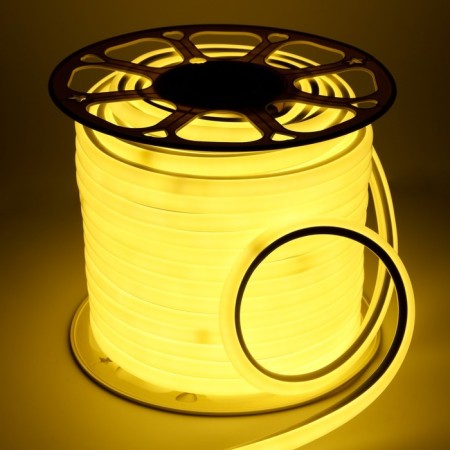 Flexible General 16 mm D-shaped, IP67, 50 m, SMD2835, 120 LED/m, 9.6 W/m, 220 V, glow warm white