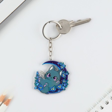 Key keychain 2 pcs "cats"-7