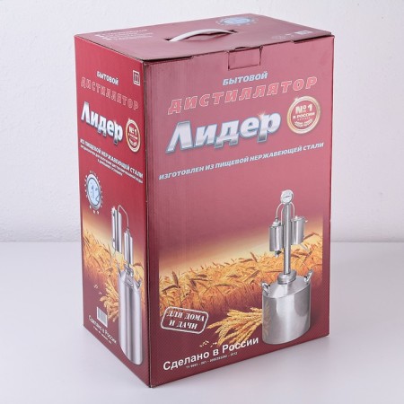 Distiller "Simple", 12 l, throat 4 cm, pens MIX Metal/Tree-5