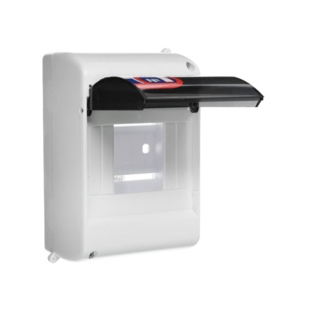 Boxing IEK KMPN 2/4, 4 modules, IP30, transparent cover, plastic-2