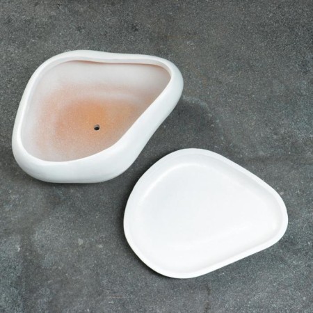 Bonsai Pot Small White, 0 6 l/ 14x18cm-5