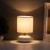 Assens table lamp E14 40W white 13x13x22 cm