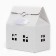 Folding box "House, White", 15 x 18 x 10 cm