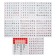 Cassory of letters, syllables and accounts Calligrata, with color pattern (back), A5, PVC, mix