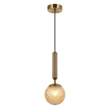 Suspension Felis 1xe27 40W, size 13x13x37-150 cm, bronze color