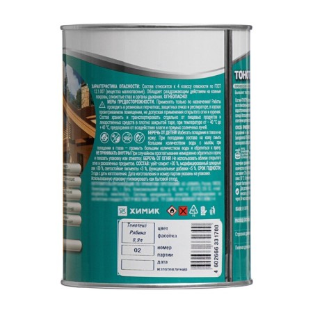 The composition of the protective-decorative tone "Krona" Ryabina bright 0.9 liters-2