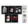 A set of notebooks of 5 pieces, 48 ​​sheets in the Calligrata "Anime" cage, cover coated cardboard, offset block