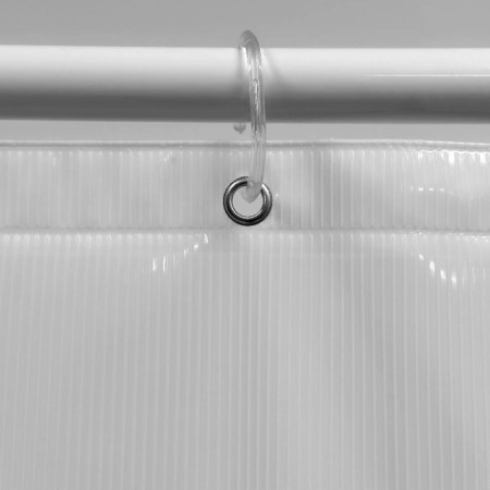 The bathroom curtains Dasch, Peva, Line, 180x200 cm, white-3