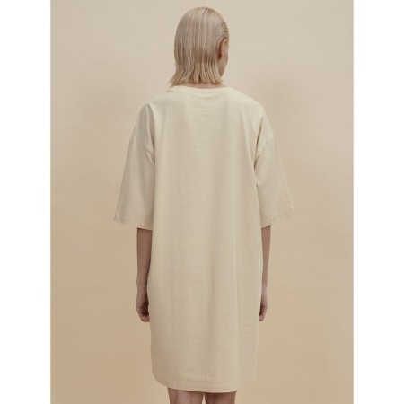 Female dress, size m, cream color-2
