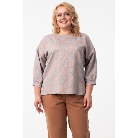 Female blouse, size 62, peach color