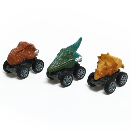Dino Carrier truck, 3 cars, launch station, accessories-7