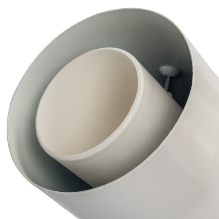 The condensation chimney element SCA-8610-210090, knee 90 °/adapter 90 °, DN60/100-3