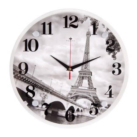 Watch wall, interior "Eiffel Tower", D-30 cm, silent