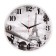 Watch wall, interior "Eiffel Tower", D-30 cm, silent