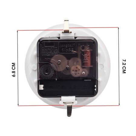 Quartz clock, D-8.3 cm, 1AAA, smooth move-1