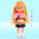 Classic "Baby Sue" doll on a walk
