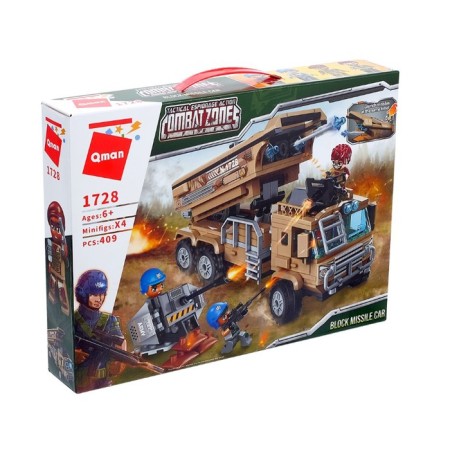 Constructor military zone "Missile Complex", 4 minifigurs, 409 parts-2