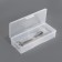 Organizer for storage, with a lid, 18.5 × 7 × 3.5 cm, the color is transparent