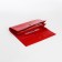 Women's wallet on the button, red color