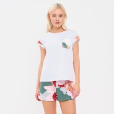 Women's pajamas (T -shirt and shorts) KAFTAN 