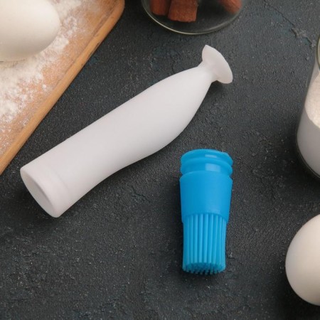 A brush with a reservoir for oil and suction cable “phobos”, 17 cm, mix color-2