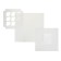 Box for 9 cupcakes with a window, white, 25 x 25 x 10 cm