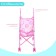 Stroller-path for dolls, plastic frame